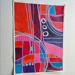 Colorful Abstract Acrylic Painting